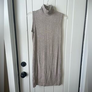 Gray Sweater Antistar Dress Size M Turtle Neck